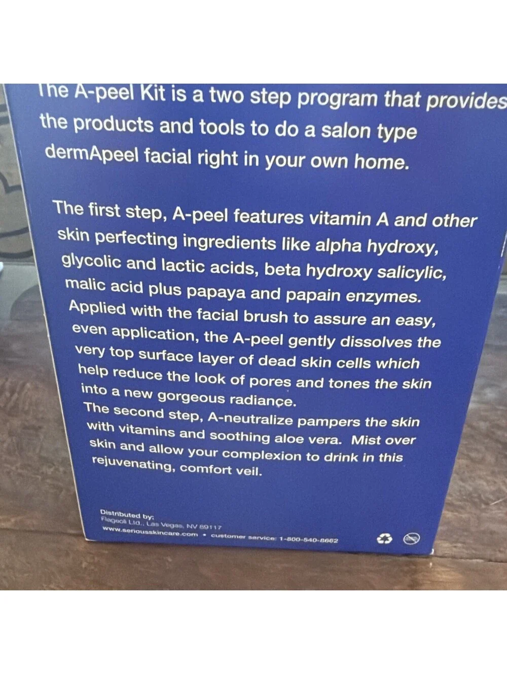 Serious Skin Care A-peel Vitamin A dermApeel kit. A Primer And A Facial.